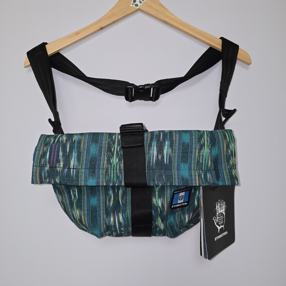Ethnotek Travel Sling Bag Gua 4 Cyclo Tribal Textile Handbag Cycling Hiking NWT